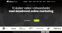 Desktop Screenshot of onlinepartners.dk